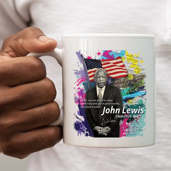 Hand Crafted Other - New John Lewis Black History Mug, Gift, American